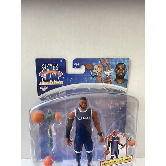 New Lebron James Space Jam A New Legacy 5 Inch With Acme B Ball Blocker - Picture 4 of 8